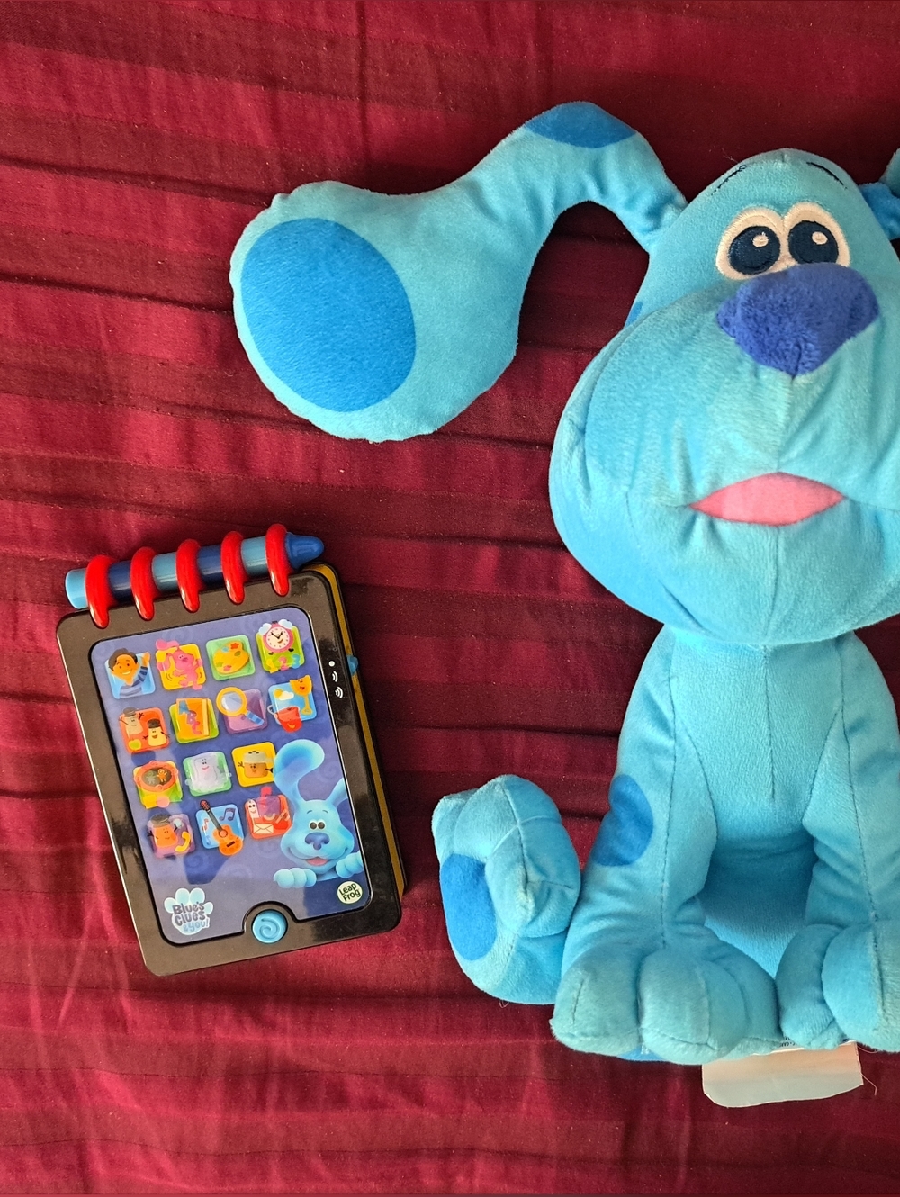 Blue's Clue's Blue Plushy + Interactive Notebook By Nickelodeon
